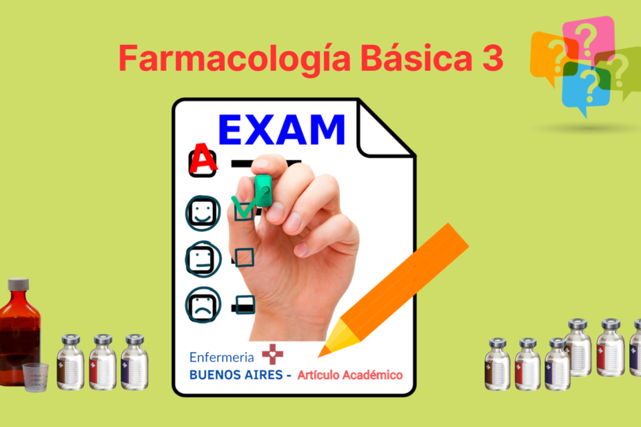Examen Farmacología Básica 3